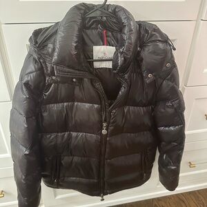 Moncler Black Short Down Puffer Coat Jacket